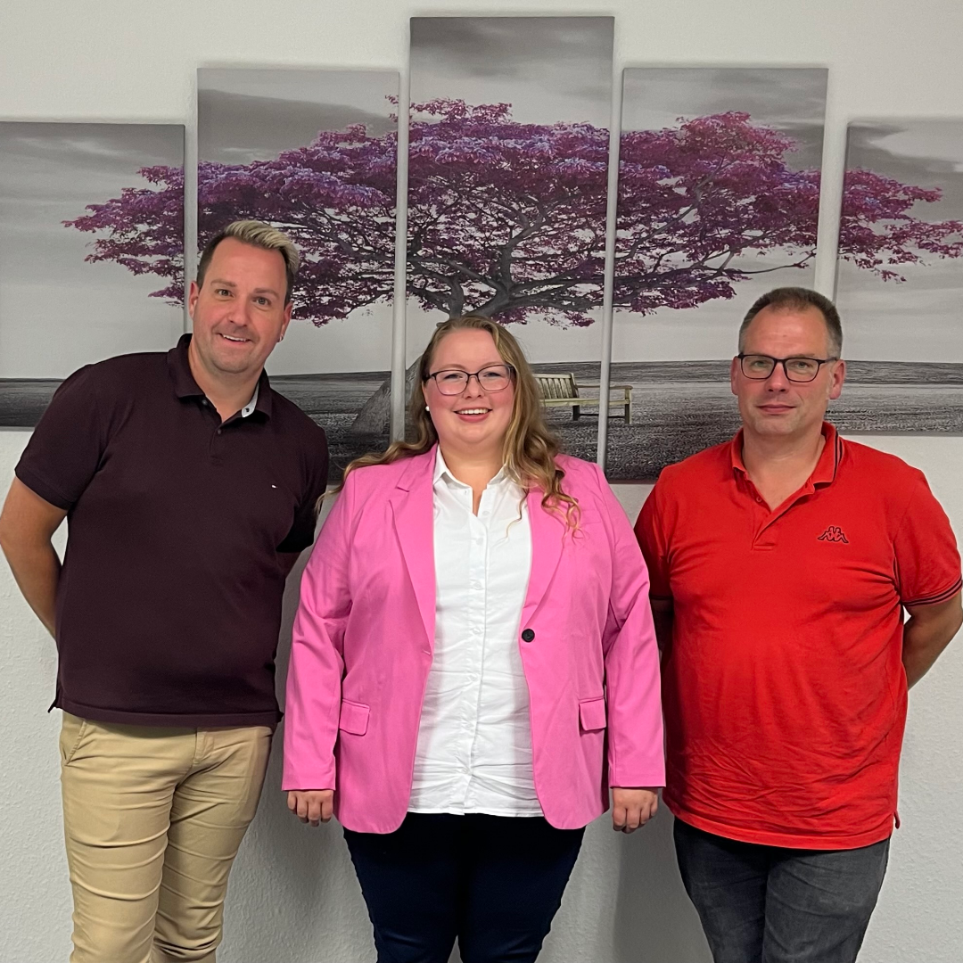 Von links: André Burghard, Manuela Wedekind, Benjamin Burghard