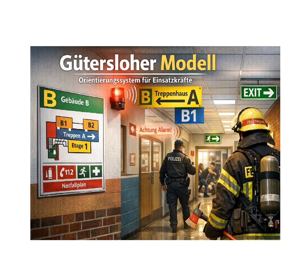 Gütersloher Modell. Orientierungssystem für Einsatzkräfte