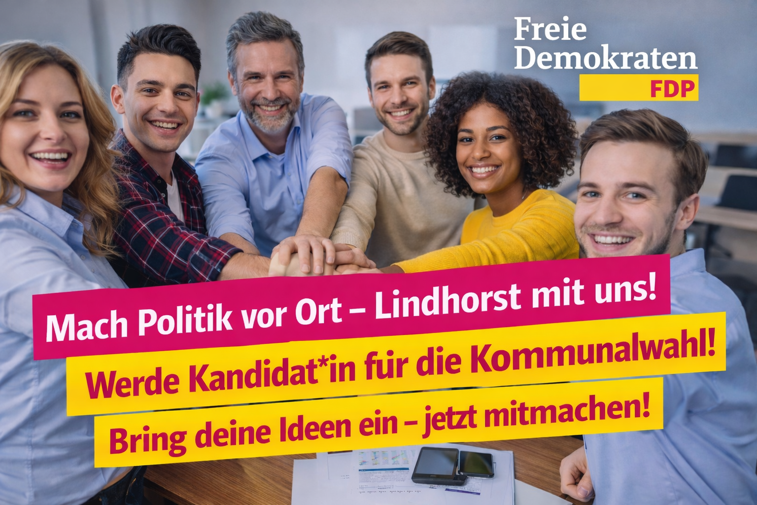 FDP Lindhorst-Sachsenhagen sucht engagierte Kandidatinnen und Kandidaten